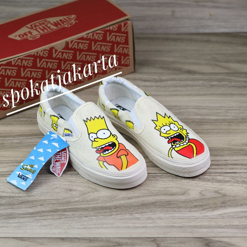 Sepatu Vans Slip On The Simpsons wf dt made in china