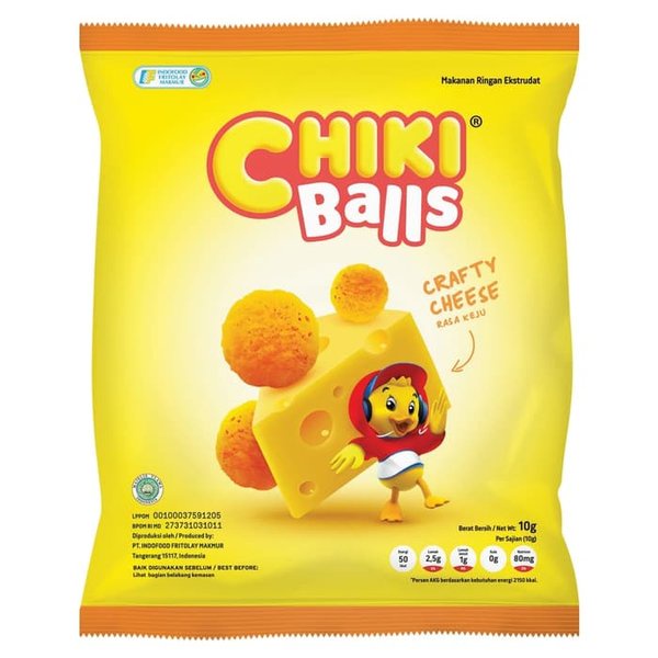 

CHIKI BALLS SNACK BISKUIT WAFER RASA KEJU CHEESE CHIKI BALL