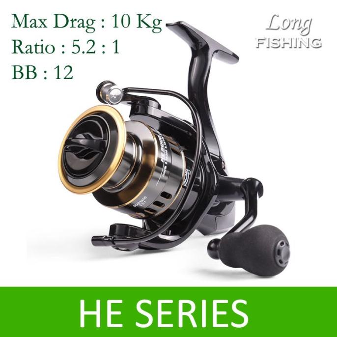 Reel Pancing Metal Max Drag 10Kg HE1000 - 7000
