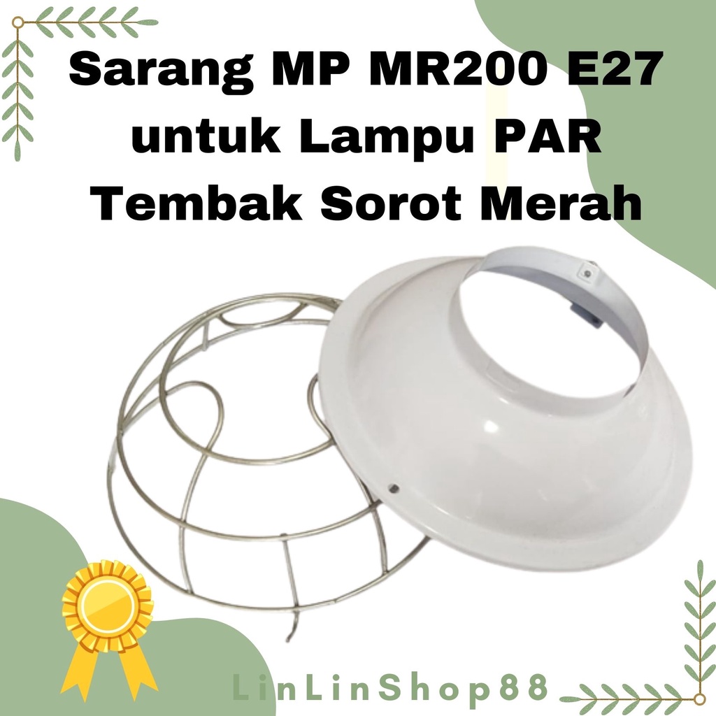 Sarang MP MR200 E27 untuk Lampu PAR Tembak Sorot Merah