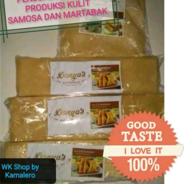 

[✅【Harga Hemat】❤]Kulit Samosa / Sambosa Sedang 30 cm X 7.8 cm isi 25 Lembar