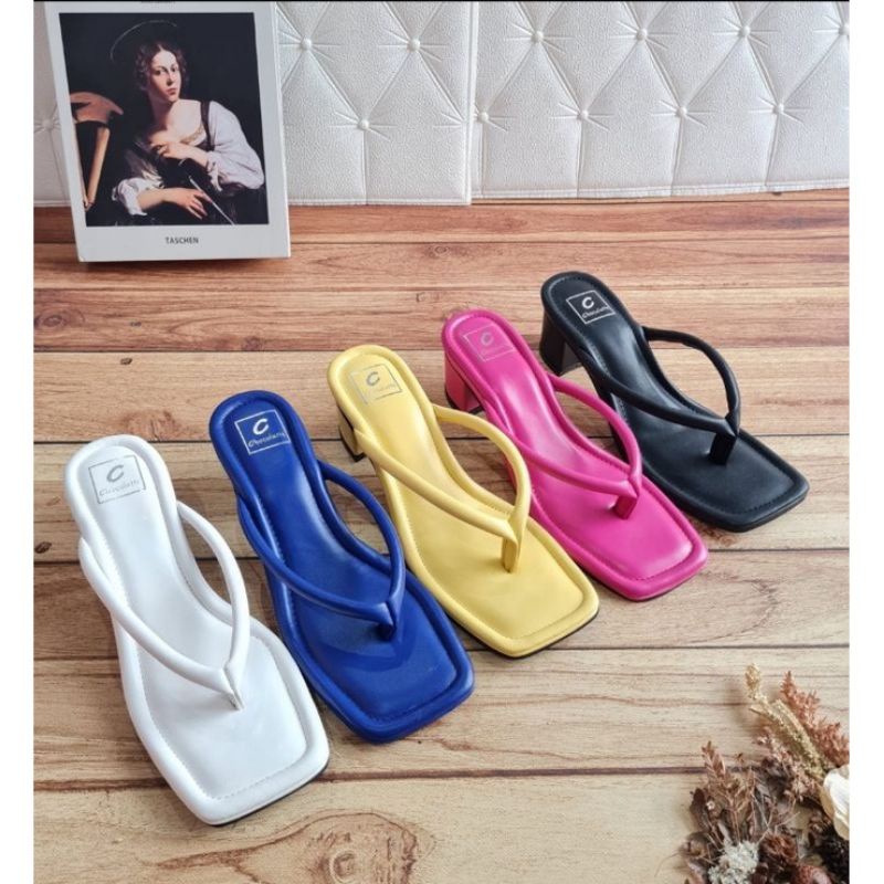 SANDAL HAK TAHU SANDAL HAK TAHU JEPIT/SANDAL WANITA/SANDAL HEELS