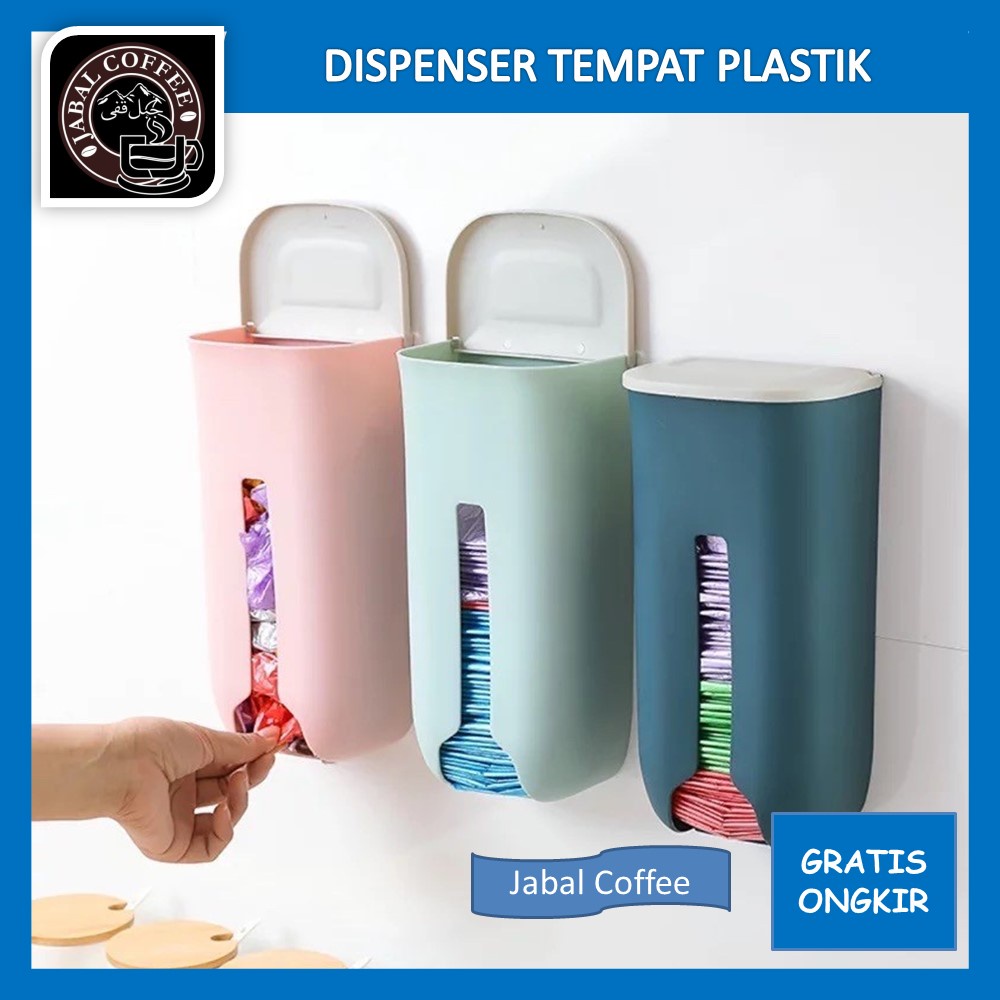 Tempat Penyimpanan Kantong Plastik / Dispenser Tempat Kantong Plastik Sampah Tempel