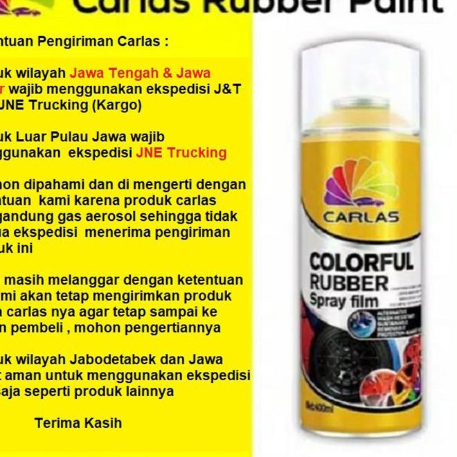 

[PRODUK IEJYA] CARLAS RUBBER PAINT Standard Colour Varian SAK