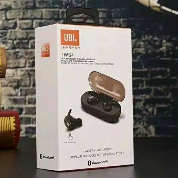 Terbaik Handsfree JBL Wireless TWS 4 Headset JBL TWS 4 Bluetooth Wireless earphone JBL TWS 4