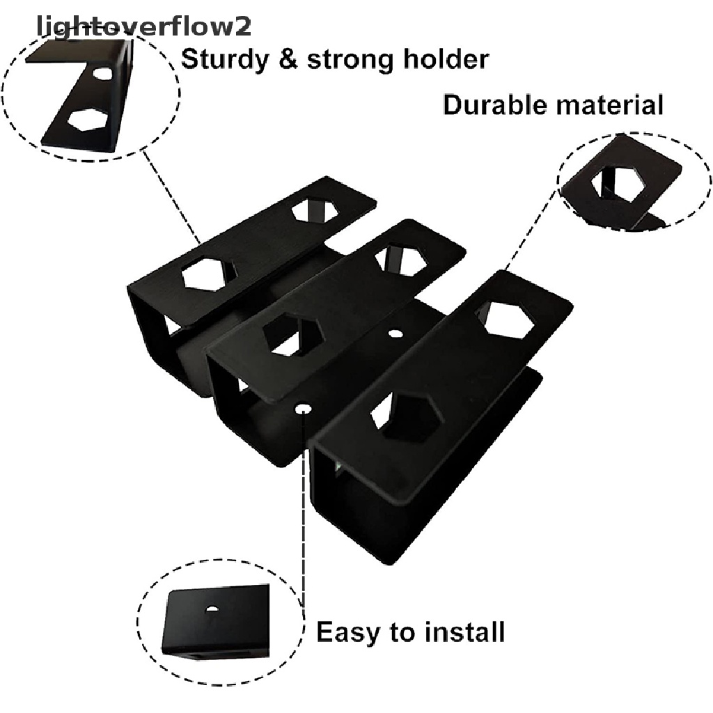 (lightoverflow2) Stand Holder / Dudukan Laptop / Notebook Untuk Bawah Meja (ID)