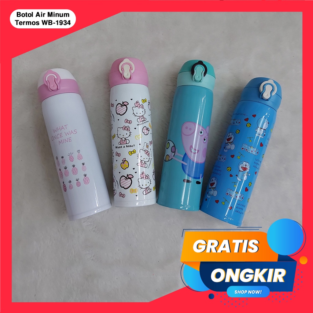 365 Termos Tumbler Stainless Steel #40596 Fancy Botol Air Minum Karakter Lucu termos vaccum