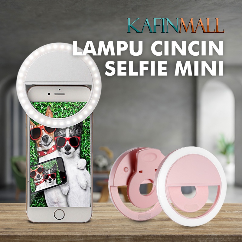 Lampu Selfie / Ring Light Selfie LED / Ring Light Mini Lampu Jepit Selfie/mengisi cahaya/fill light/lampu darurat