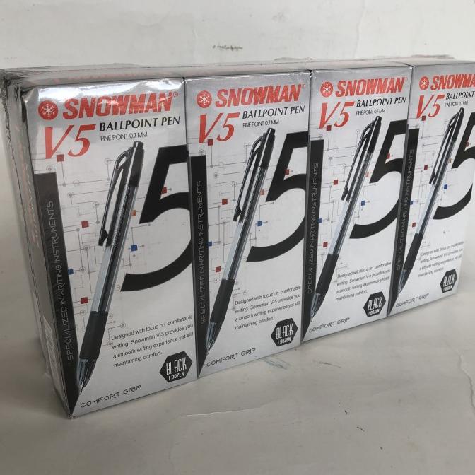 

[COD] pulpen SNOWMAN V5 (gross = 12 lusin) OBRAL Kode 783