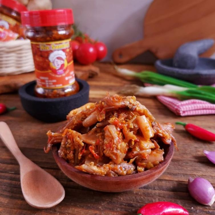 

PROMO MURAH SAMBAL CUMI ASIN PEDAS TERMURAH KIESAMBEL150 gr ( COD ) ❀ 883