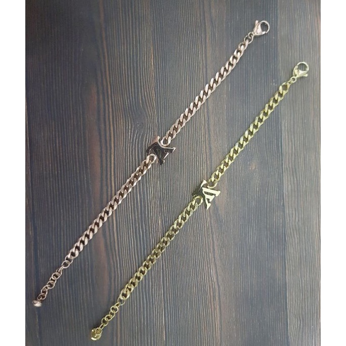 gelang rantai titanium asli/gelang wanita