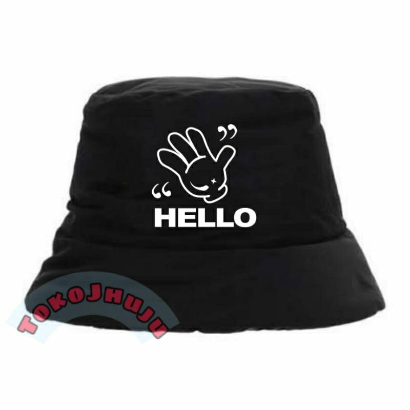 Topi Baseball Bucket Hat Kpop Jeongwoo Treassure Hello