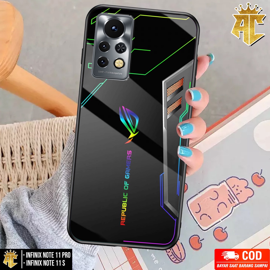 Case INFINIX NOTE 11 PRO / INFINIX NOTE 11S - Casing INFINIX Terbaru 2022 AERO STORE [ rog ] Silikon