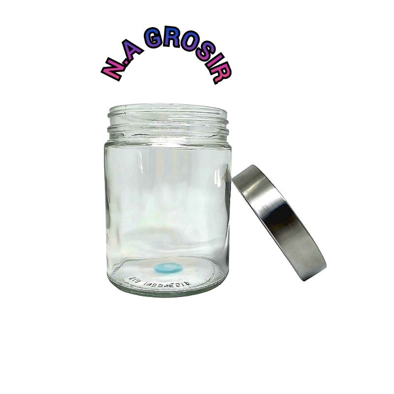 KEDAUNG Toples Kaca Stoples Kedaung Tutup Silver Tebal