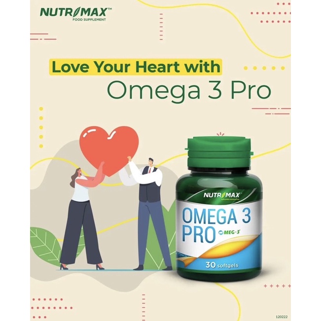 Nutrimax Omega 3 Pro Minyak Ikan untuk Jantung Kolesterol
