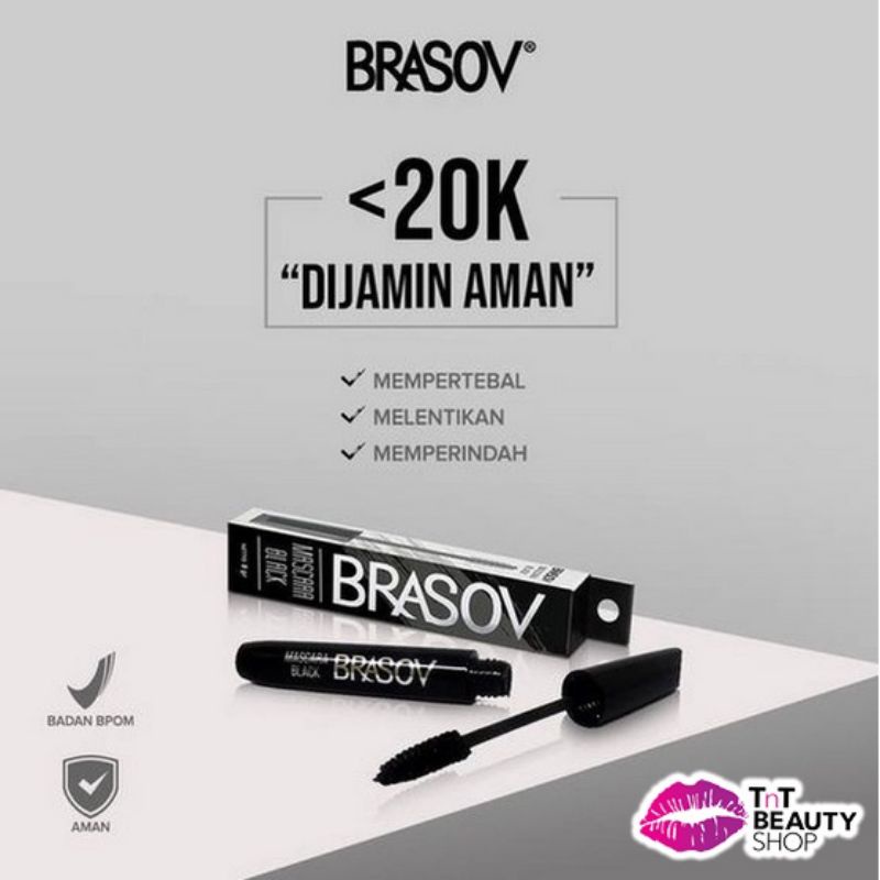 BRASOV Mascara Waterproof BPOM
