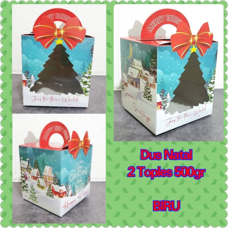 Dus Kue Toples 500gr Cake Box Hampers Natal christmas