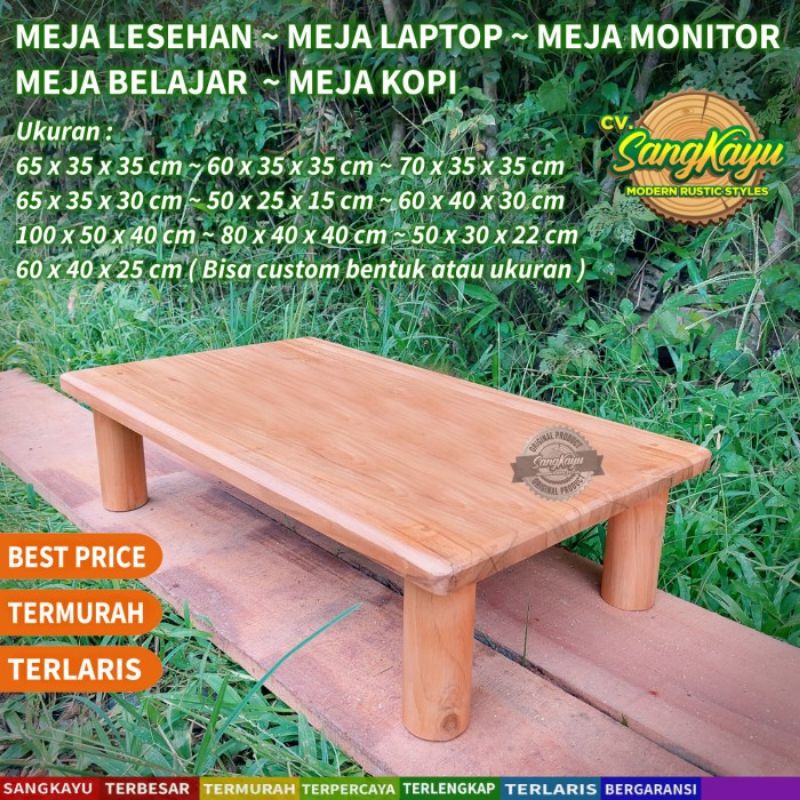 Meja lesehan meja monitor meja laptop table meja belajar coffee table2