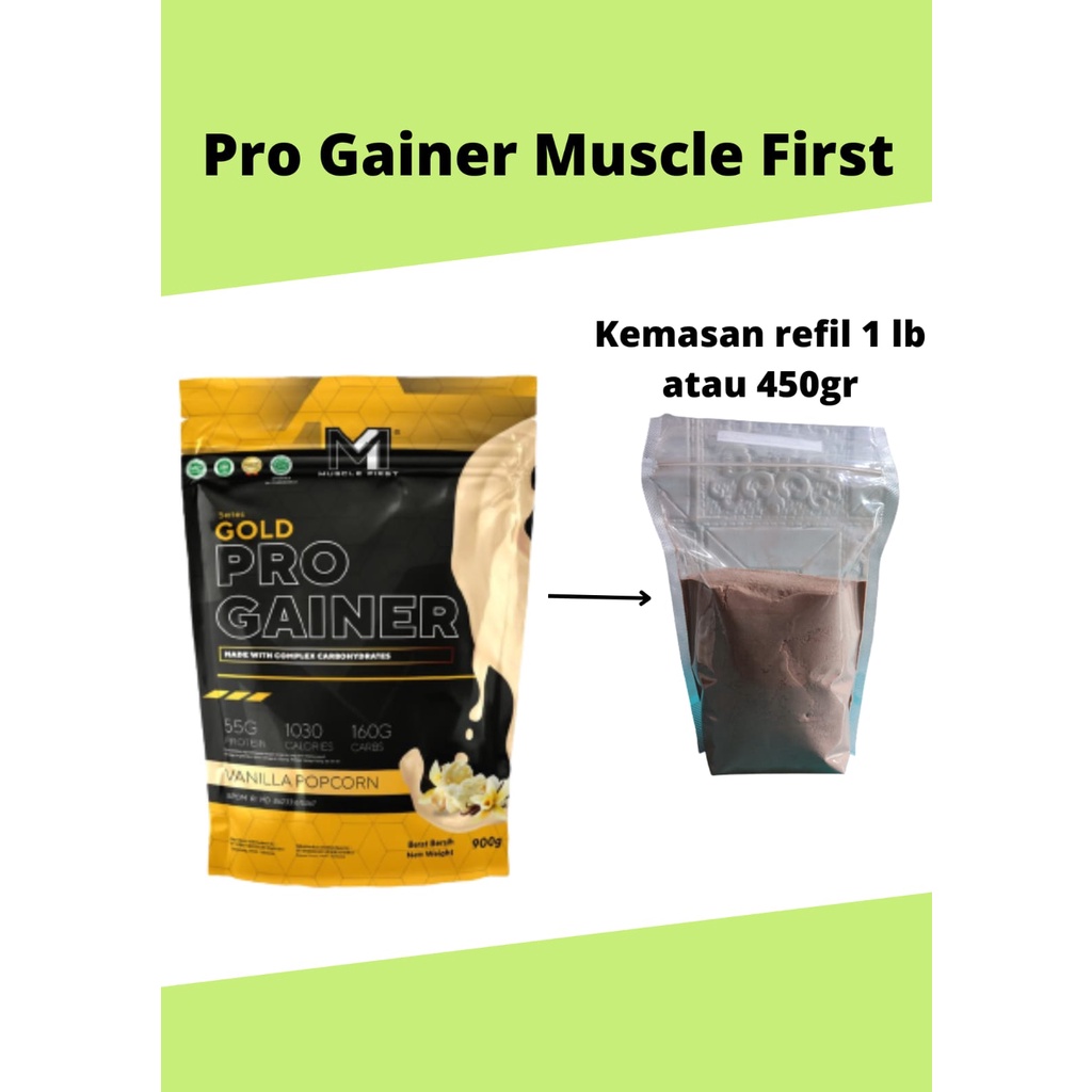 M1 PRO GAINER 1 LB MUSCLE FIRST mass PRO GAINER 450gr
