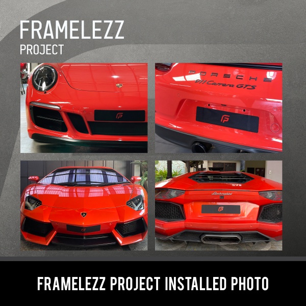 Dudukan Plat Nomor Mobil Frameless Tatakan Plat Nomor Mobil Frameless Plat Mobil  by Framelezz Project Frameless License Plate