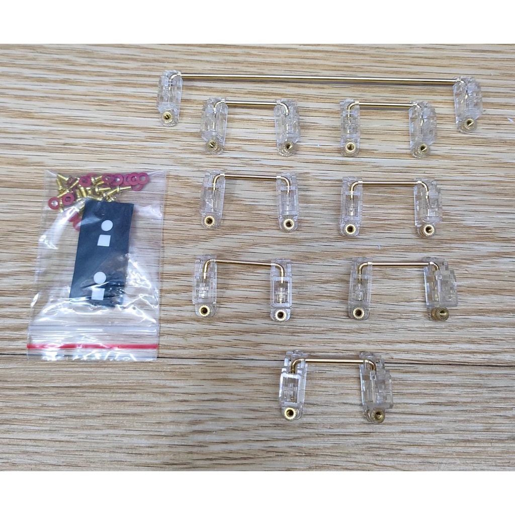 UNIQUE Transparent PCB Screw-In FullSize kit ( 6.25u )