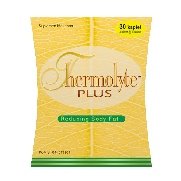 THERMOLYTE PLUS KAPLET HERBAL PELANGSING thermolite 30 KAPLET