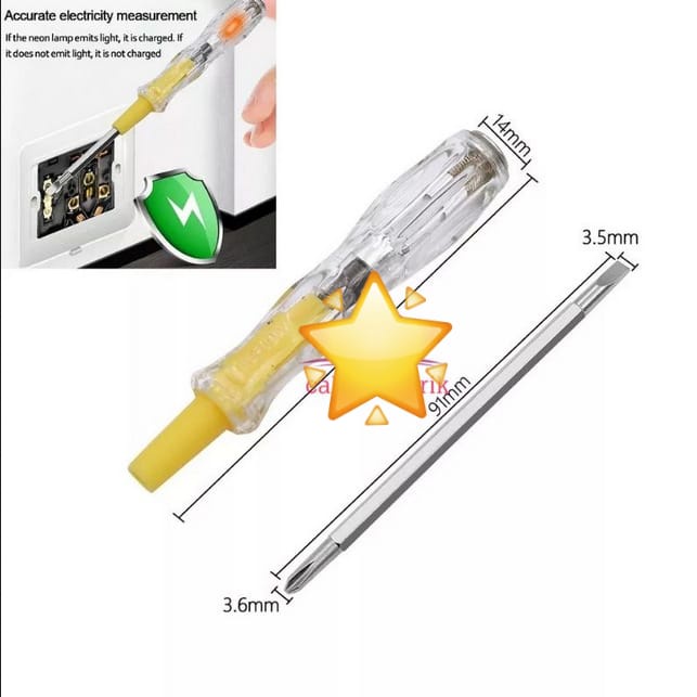 Obeng Tespen Listrik Multifungsi Bolak Balik Plus/Minus TRM 555/557