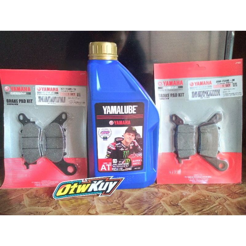 Paket Nmax Oli Yamalube Super Matic 1L Kampas rem