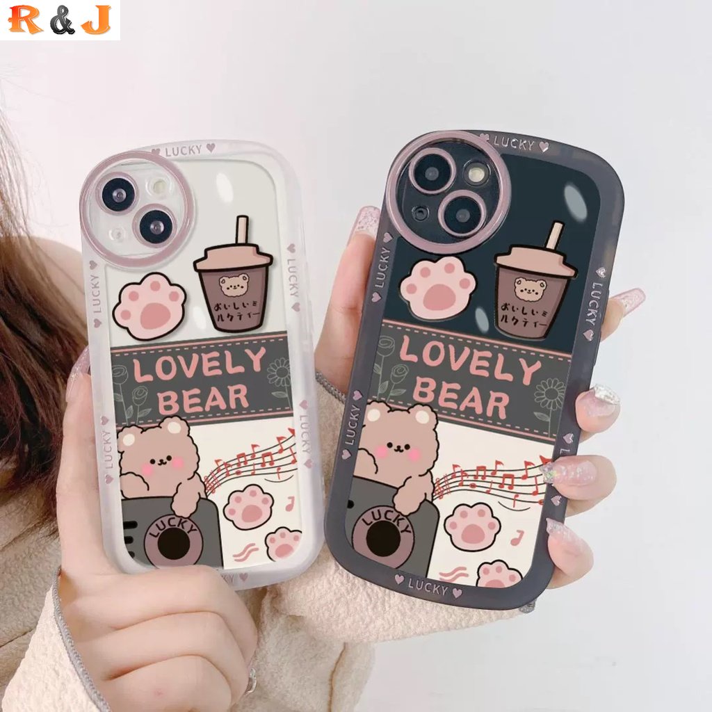 Soft Case Bahan Silikon Bening Motif Cakar Kucing Beruang Untuk iPhone 14 Pro MAX 11 13 X XR XS MAX 6 6S 7 8 Plus SE 2020