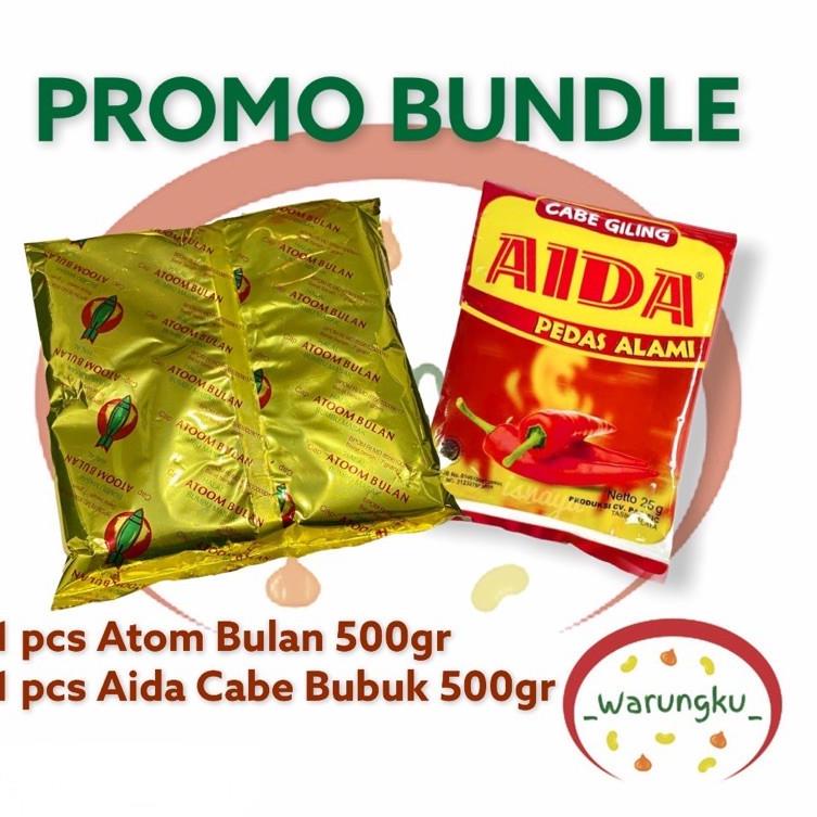 

Paling Bagus--PROMO BUNDLE Atom Bulan 500gr dan AIDA 500gr