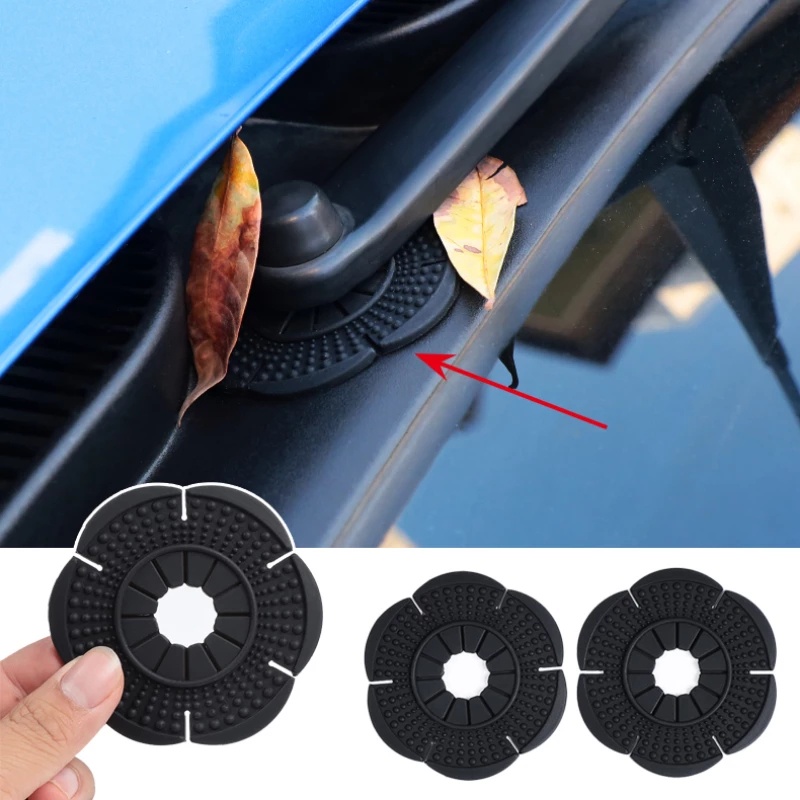 Universal Wiper Pad Transparan Wiper Pelindung Anti Blok Wiper Mobil Arm Hole Protection Pad Kaca Depan Mobil Penutup Pelindung Lengan Wiper Penutup Pelindung Lubang