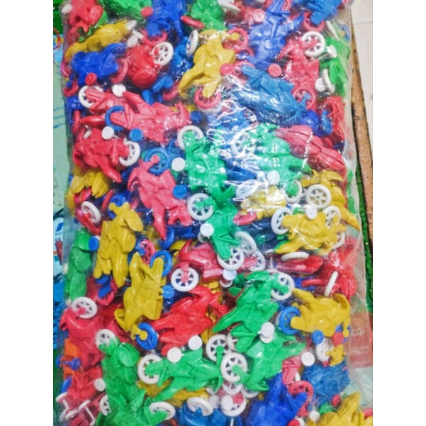 3 karunia mainan motor plastik 1bal isi 150pcs