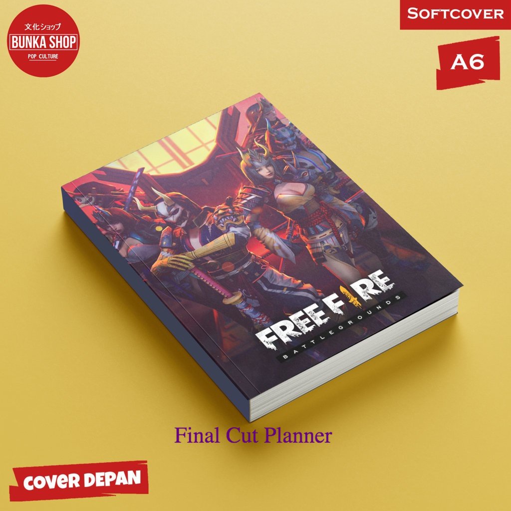 

Pocket Note Free Fire Samurai Clan Softcover A6 Buku Tulis Catatan Notes Agenda Planner Jurnal planner