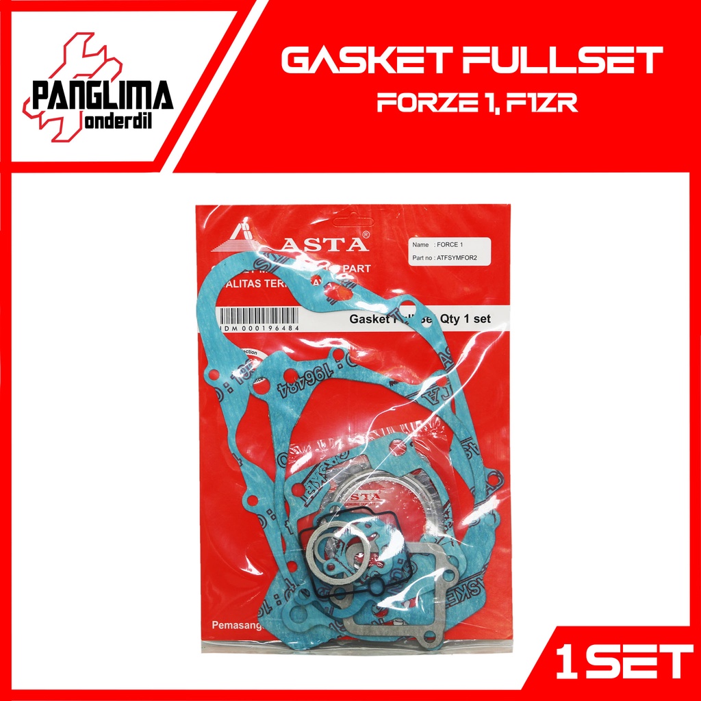 Gasket Fullset Force 1-F1ZR-F1Z-F1 Z Perpak-Topset Paking-Packing Full-Top-Set Merk Asta