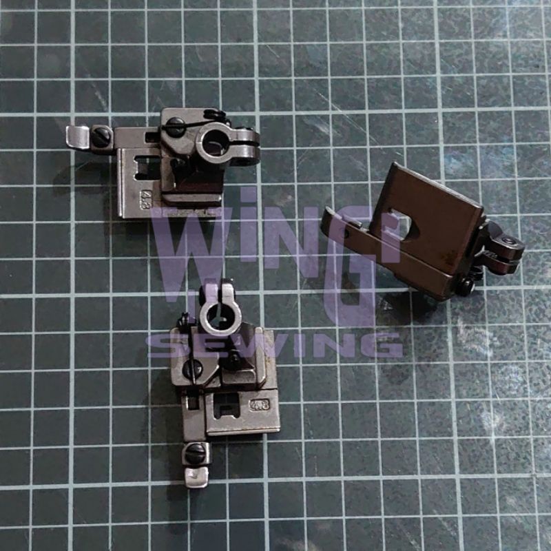 P1815 Sepatu Corong Pendek Kam Bis 4.8MM 2 Jarum Mesin Jahit Overdeck