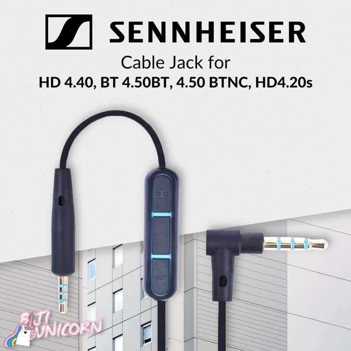 Cable Jack Aux Kabel Sennheiser HD 4.40 BT 4.50BT 4.50 BTNC HD4.20s