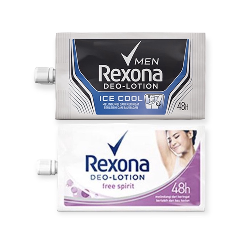 [Per Sachet] REXONA Deo Lotion Ice Cool / Free Spirit Deodoran