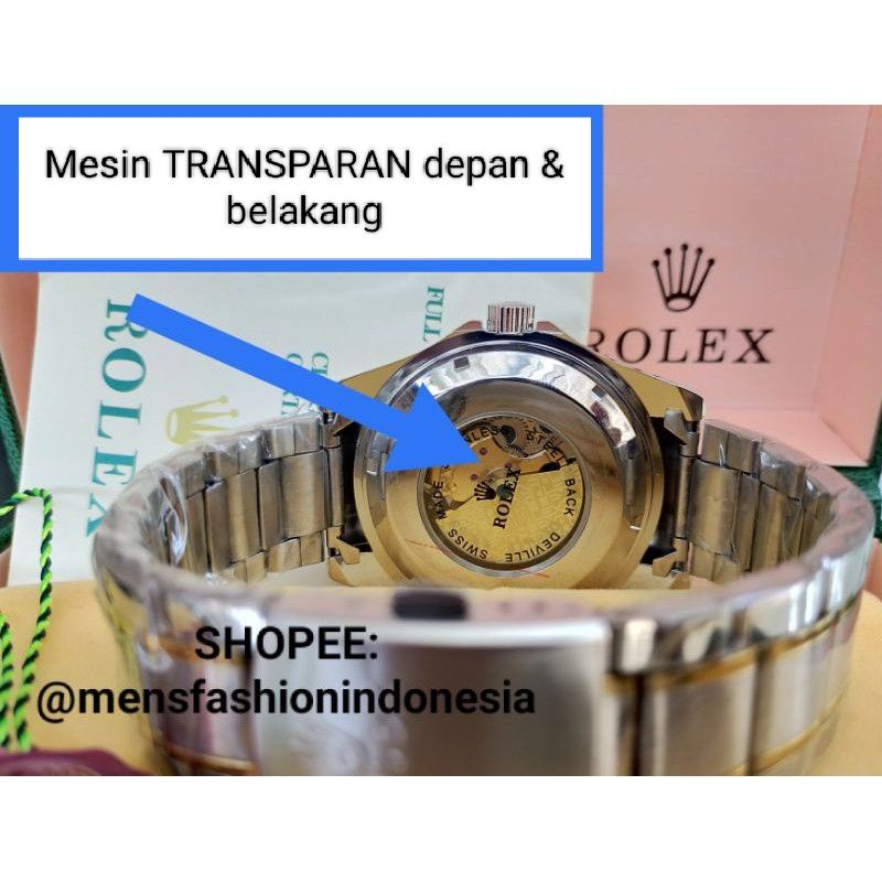 (SUPER PREMIUM) JAM TANGAN ROLEX AUTOMATIC OTOMATIS JAM ROLEX PRIA