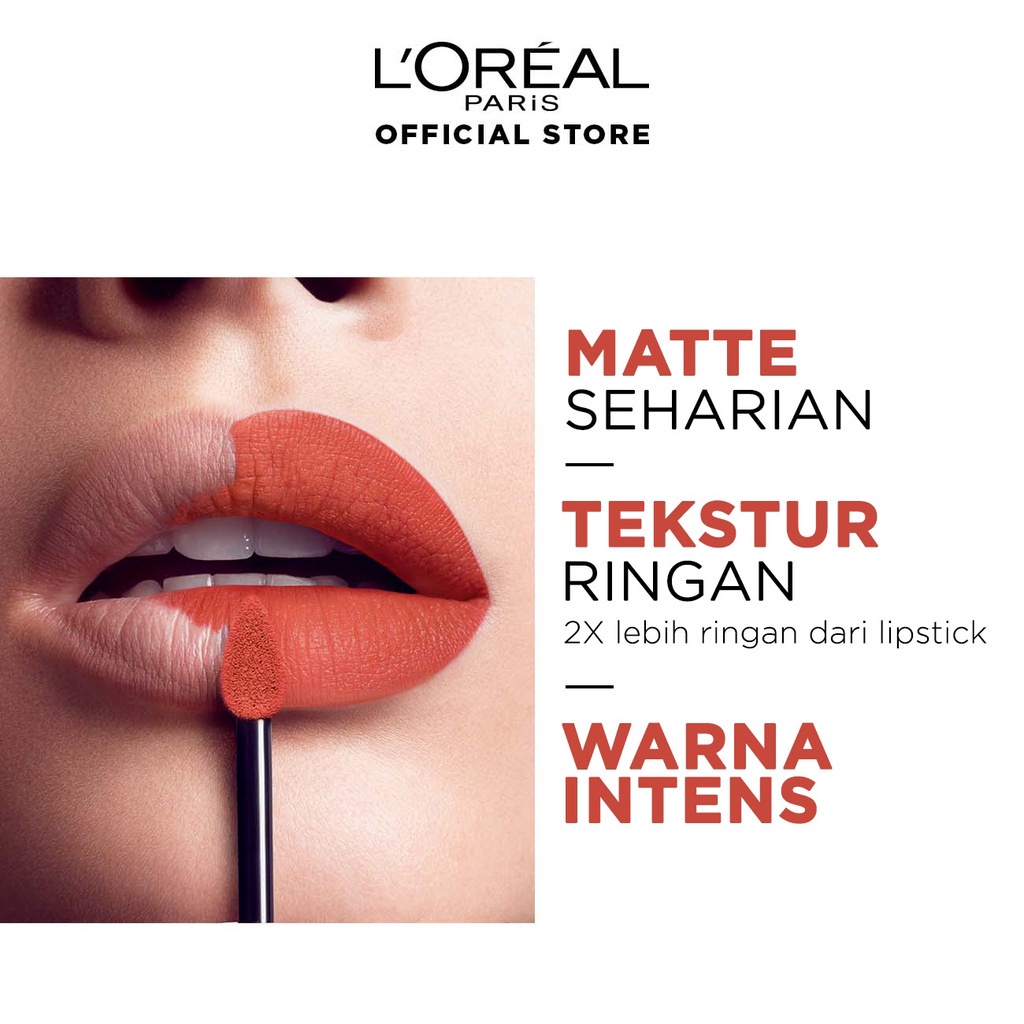 L'OREAL PARIS ROUGE SIGNATURE LIQUID MATTE LIPSTICK