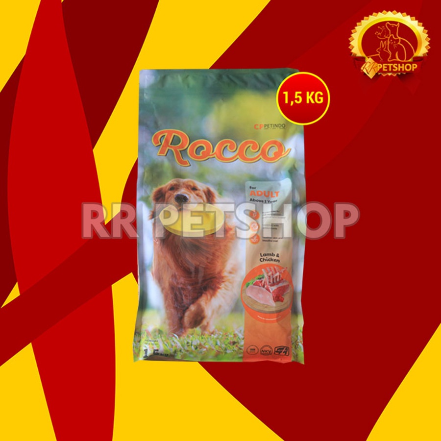 Makanan Kering Anjing Rocco Dry Dog food 1.5 KG Non pedigree