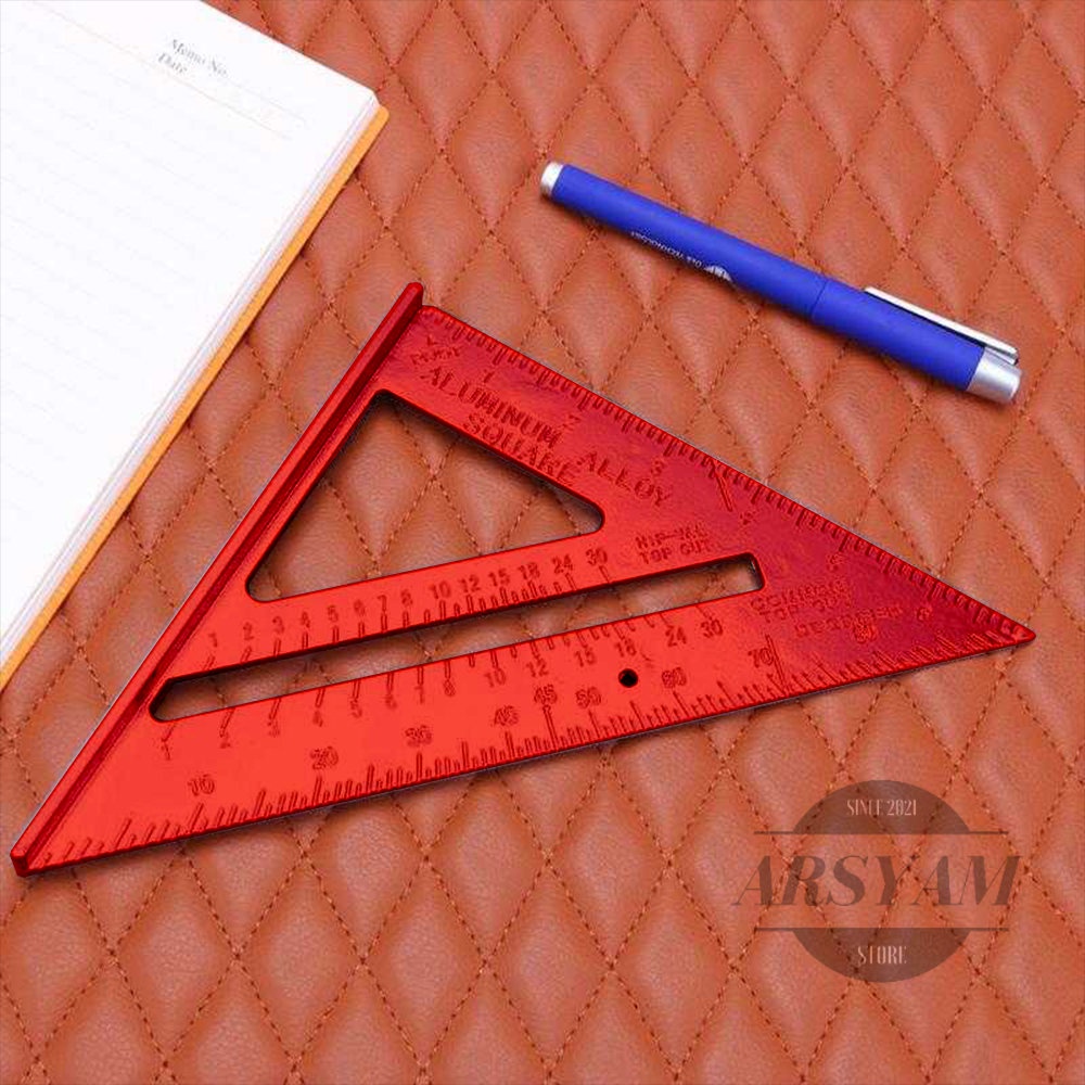 

Penggaris Siku Mistar Triangle Ruler Aluminium
