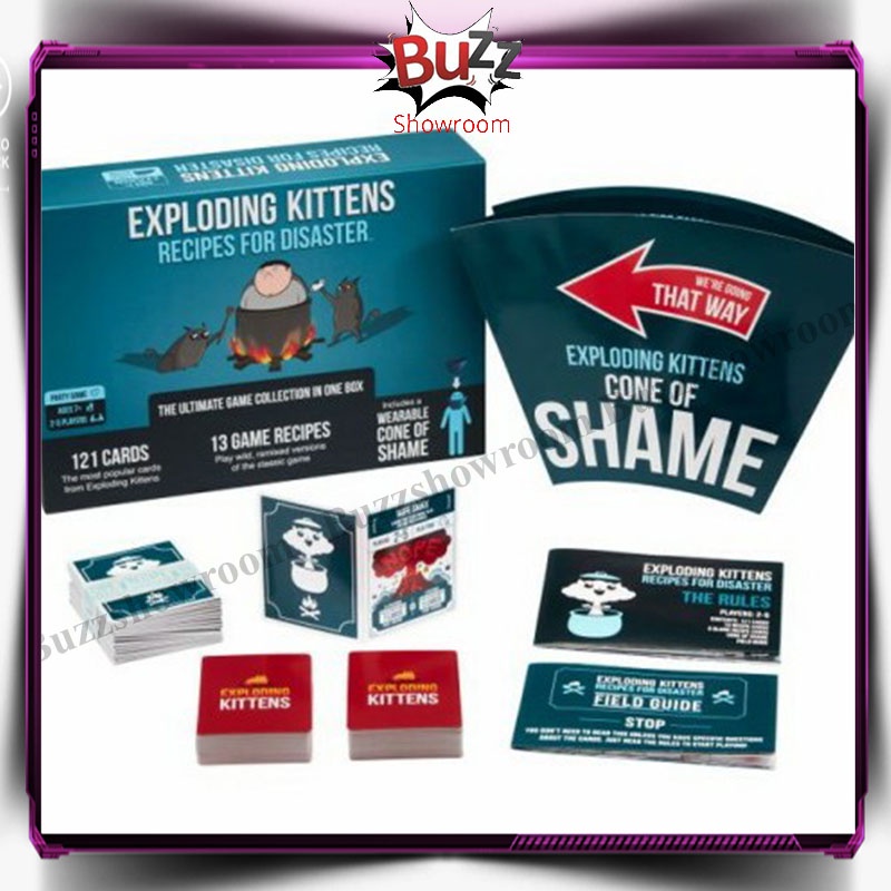 Exploding Kittens: Recipes for Disaster Kitten Board Game Card Games