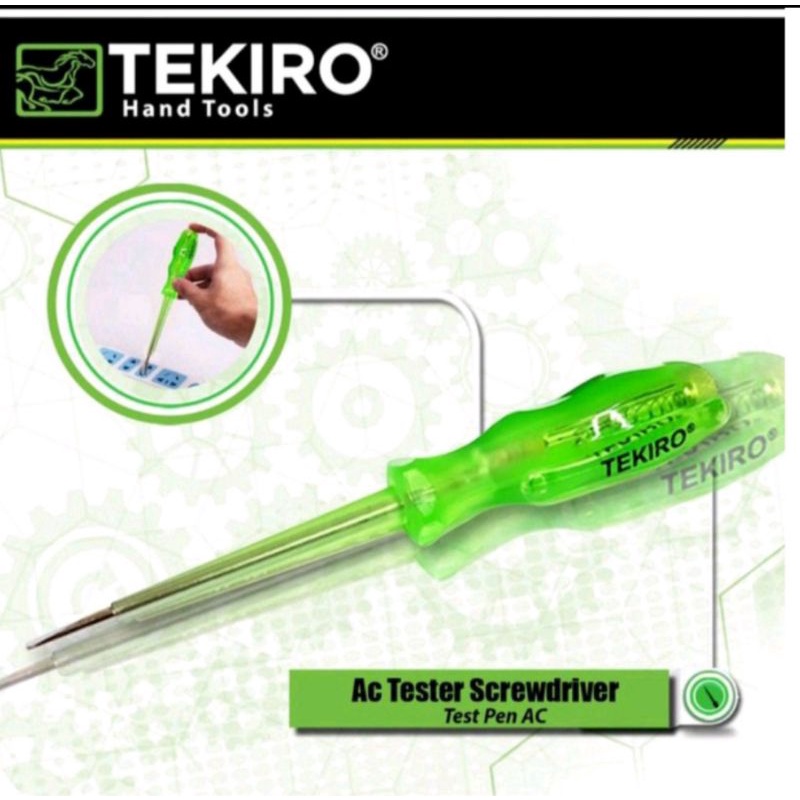 TESPEN LISTRIK /Obeng Tespen Tekiro/ Tespen minus AC Tekiro Original