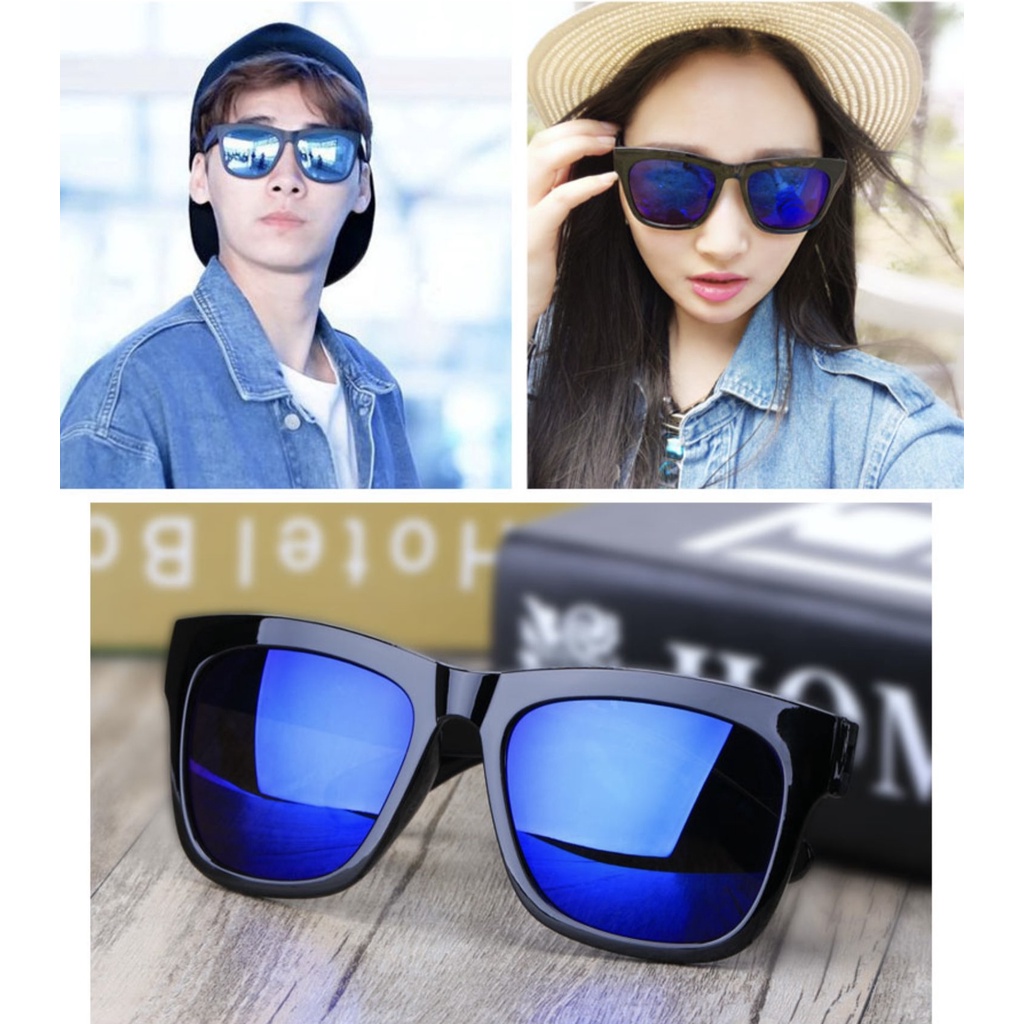 LUCKY Kacamata Hitam korean Fashion Unisex/Kacamata Style/Kacamata Import Fashion Sunglasses