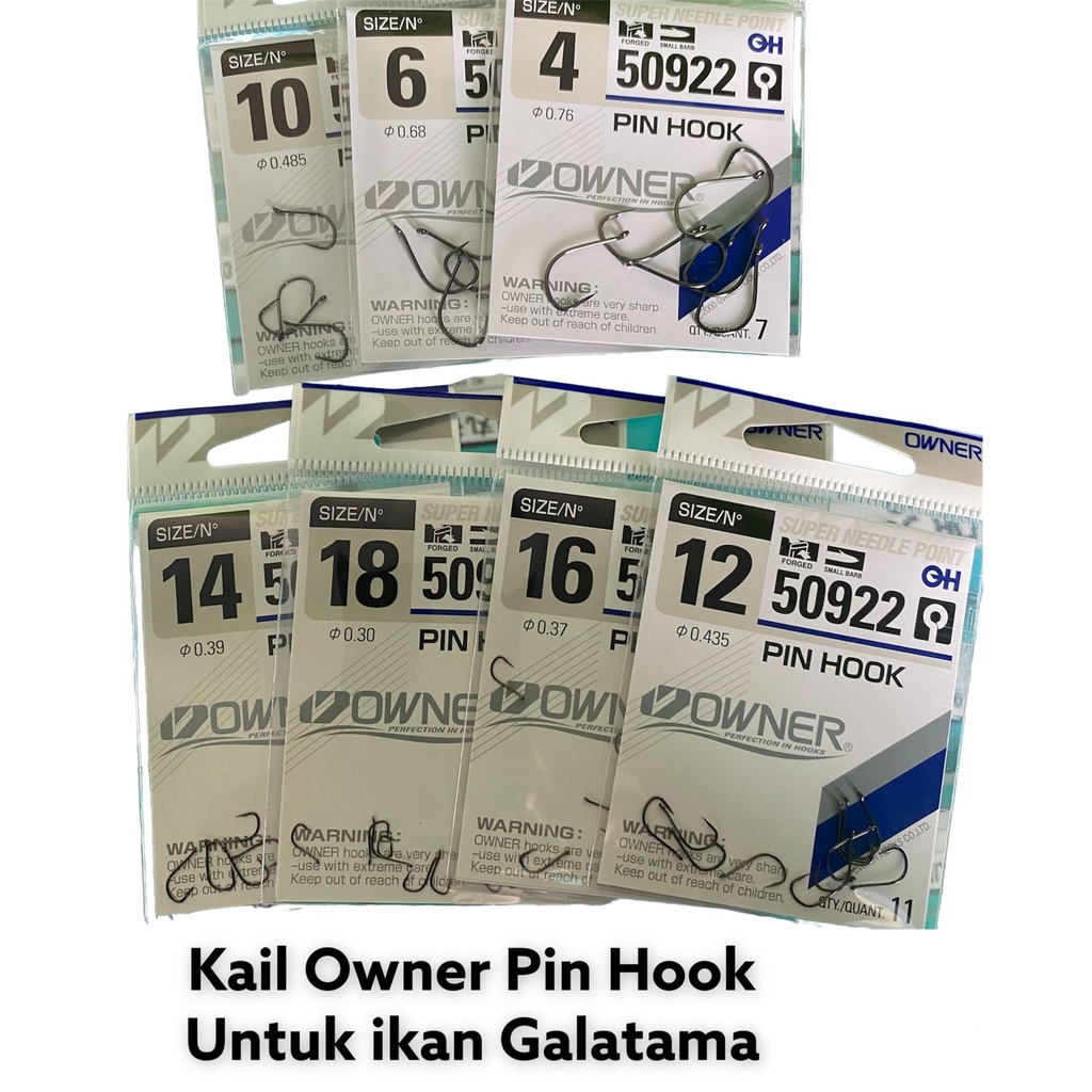 Kail OWNER PIN HOOK Kualitas Kail Terjamin ikan galatama
