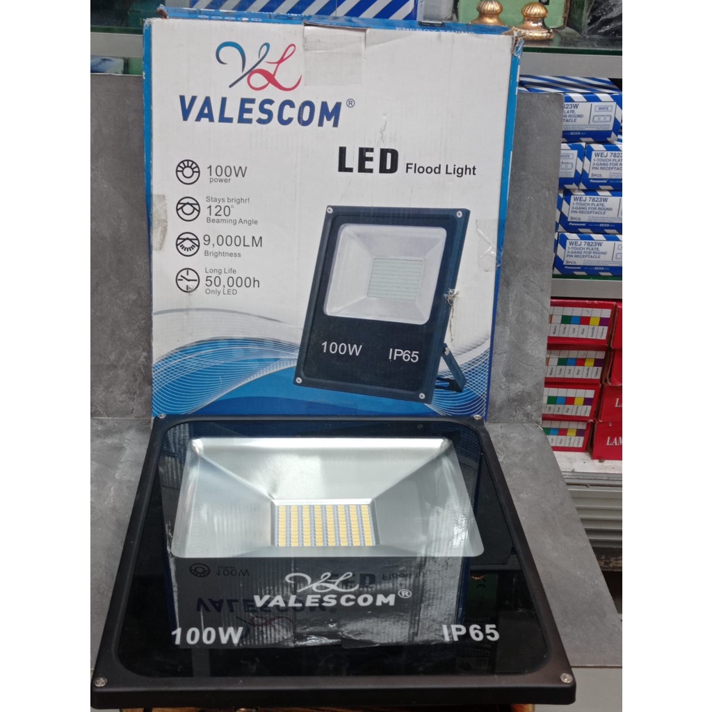 LAMPU SOROT LED 100 WATT IP65 VALESCOM - WARM WHITE