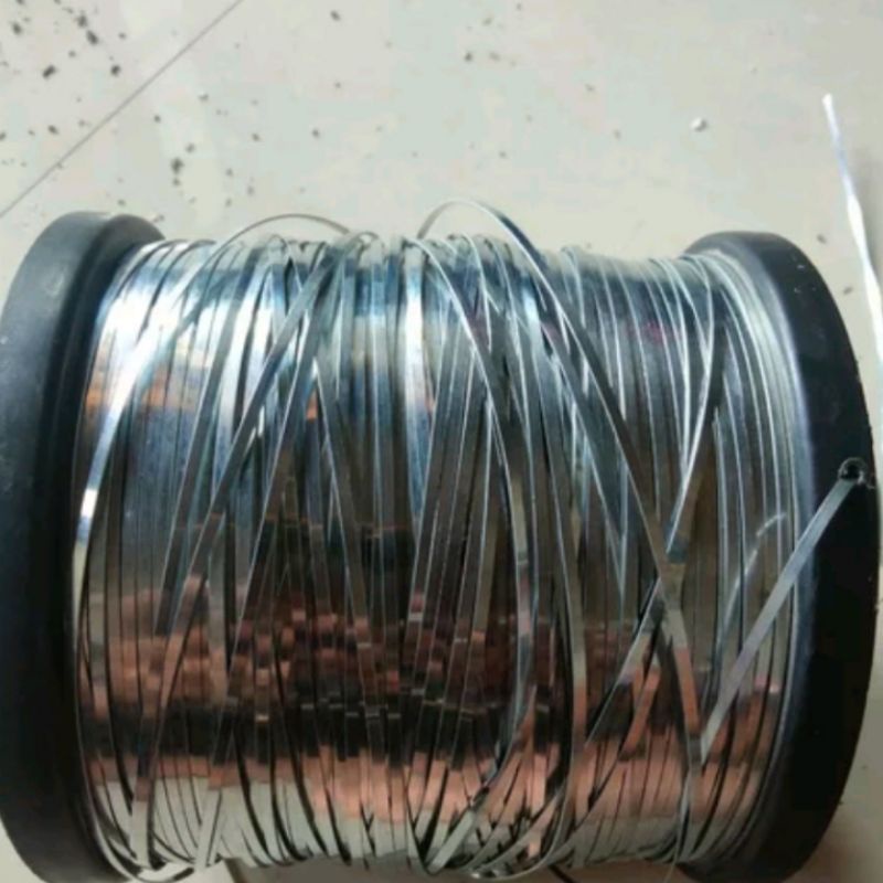 kawat nikelin pipih 2mm, per meter