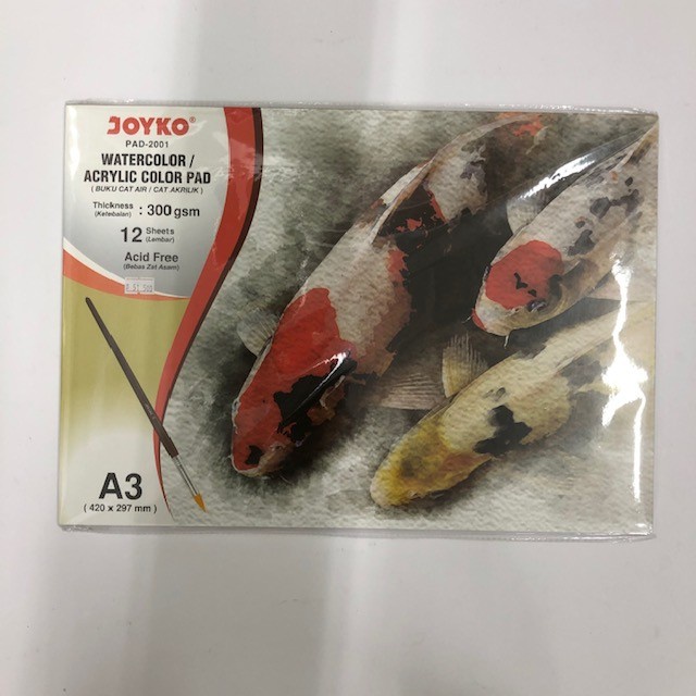 

Limited Joyko Wc Pad 300Gr A3 12 Lb (Pad2001) Bagus
