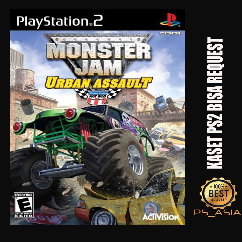 Kaset PS 2 Monster Jam Urban Assault