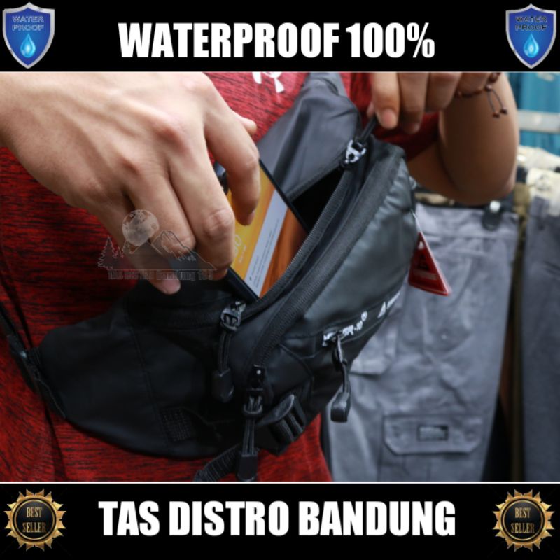 TAS SLEMPANG GRESS WAISTBAG GRESS JUMBO ANTI AIR / WAISTBAG WATERPROOF BEST QUALITY waistbag pria wanita